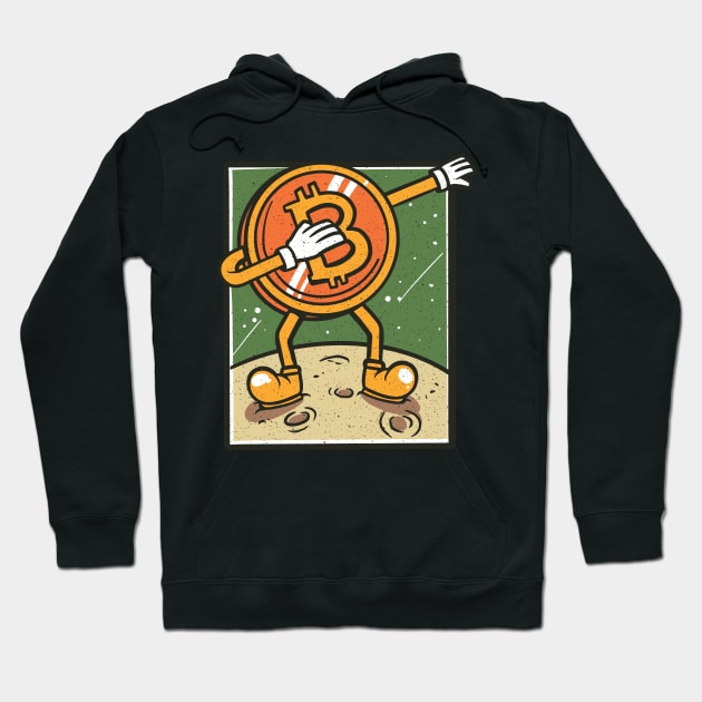 Dabbing BTC Bitcoin Crypto Hoodie by BitcoinSweatshirts